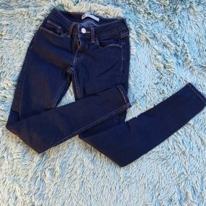 Levi Strauss - Dark Wash Skinny Jeans - Size: 24